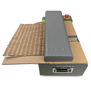 cardboard shredder machine ps70 (325mm blade width) – eco friendly packaging cushion maker for waste box recycling & protective wrapping